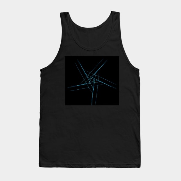 Blue Star Tank Top by Nerdiant